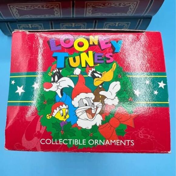 Ornament, Warner Bros Looney Tunes Tasmanian Devil with Presents 1995 - Picture 6 of 7